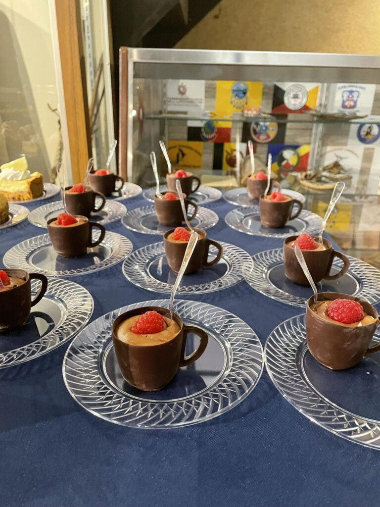 chocolate mousse cups museum